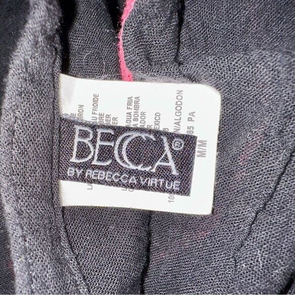 Becca Black Cold Shoulder Covet Up Dress Womens Size Medium - Picture 4 of 5